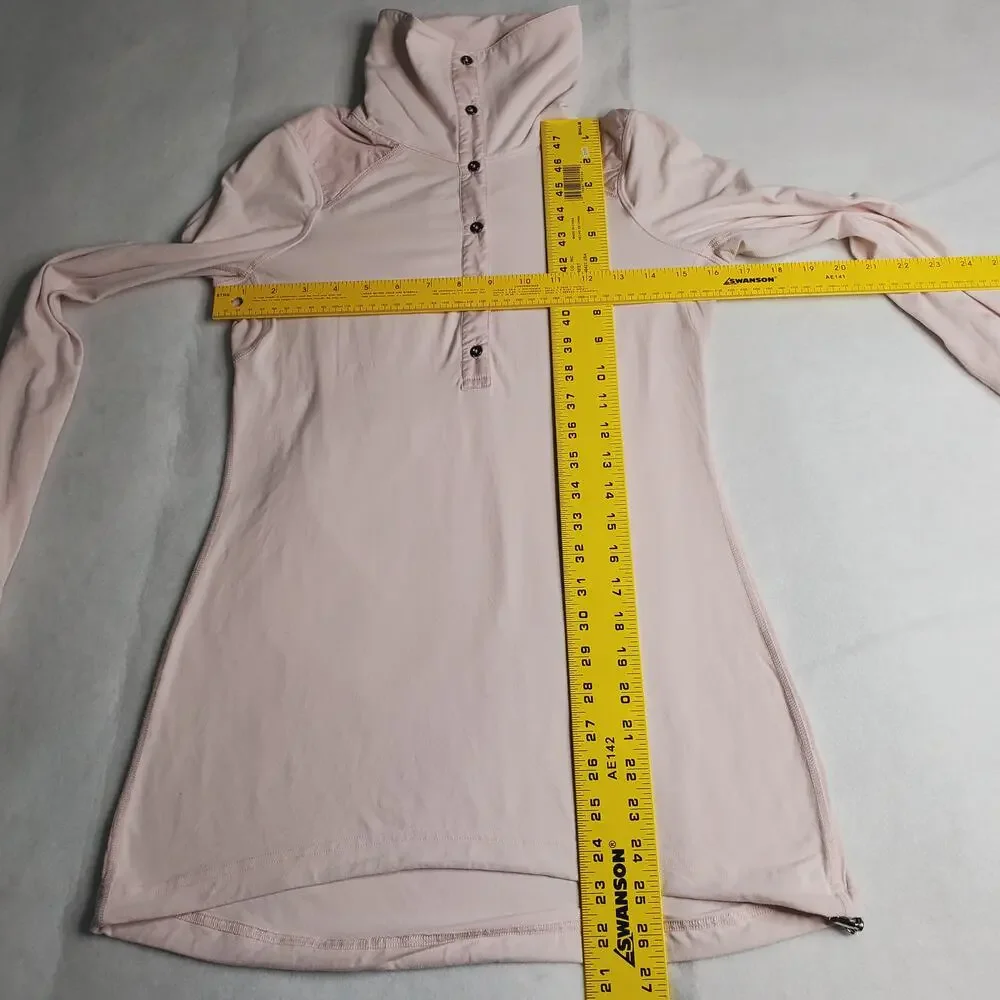 LULULEMON Neutral Pedal Power Long Sleeve Top X1 Women's Size 2 (XXS) 1333